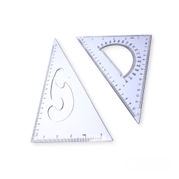 JUEGO SETX2 ESCUADRAS DE 25CM