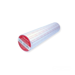 ROLLO P/ETIQUET. 1 L. X500 PACK X10 BLANCO Y ROJO