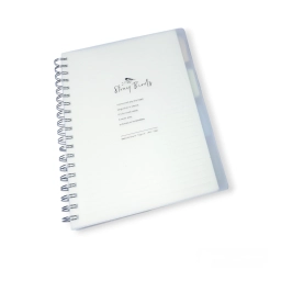 CUADERNO B5 TAPA TRANSPARENTE 110 H