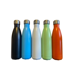 TERMO METAL 500ml 5 COLORES